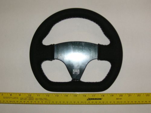 Steering wheel 255mm / 10 inch black suede
