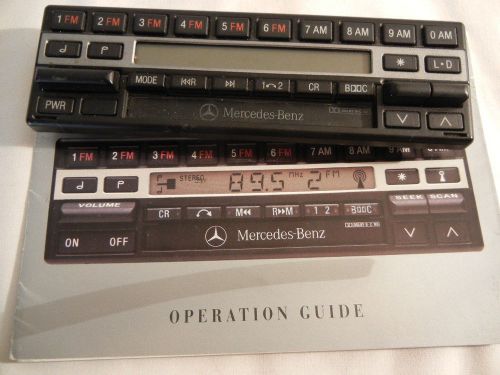 Mercedes benz becker 780/1480 stereo cassette grand prix face plate .