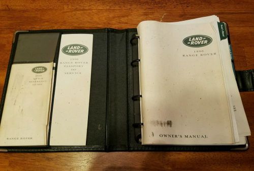 1996 96 land rover range rover owners manual booklets oem
