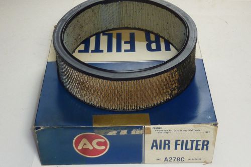 Nos air filter delco gto pontiac lemans grand prix 389 421 buick original a278c