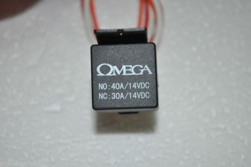 Dei omega relay module box 40a / 14vdc 30a / 14vdc  red white 