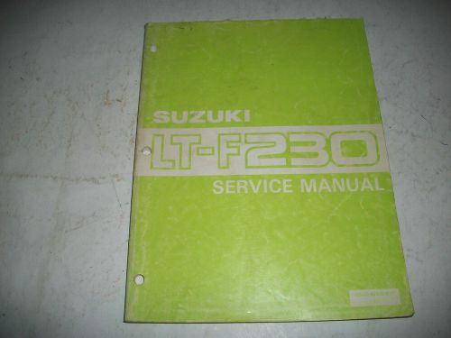 Official 1986 suzuki lt-f230 atv shop service manual more listed
