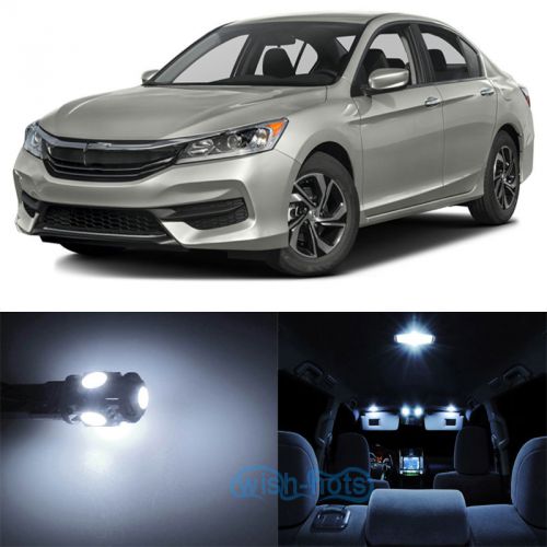 12x xenon white smd led interior lights kit for 2016 honda accord xl v6 sport wk