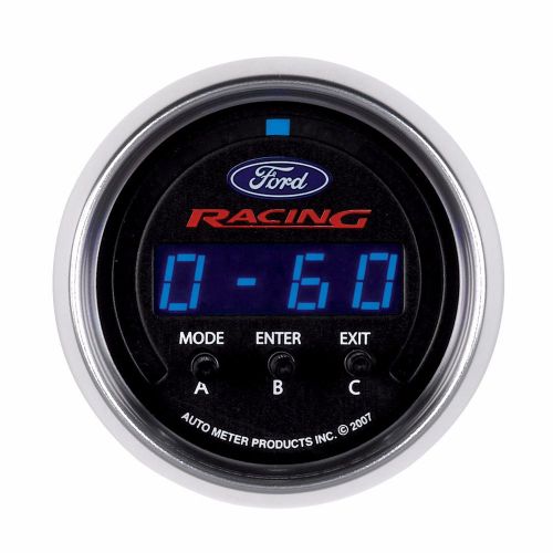 Ford racing autometer 2 1/16&#034; 52mm information gauge 880089 m-10898-cpic
