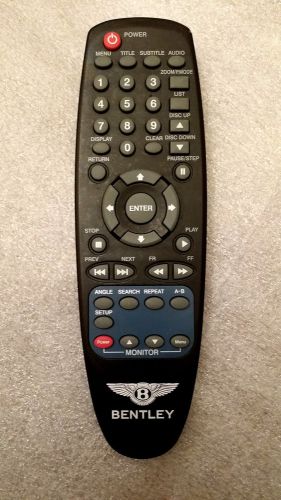 Bentley music media entertainment system remote control