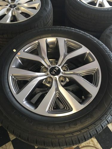 Kia sportage factory wheels and tires new take off oem