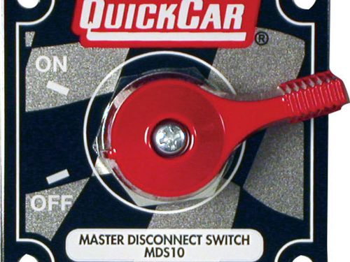 Quickcar master disconnect switch checker flag 55-009