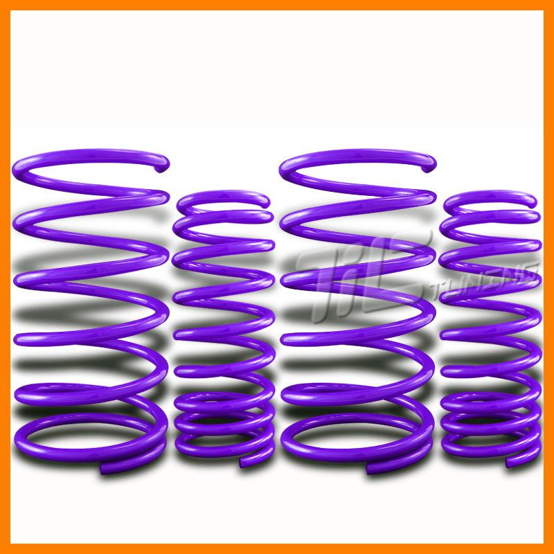 New jdm purple suspension lowering coil spring set a32