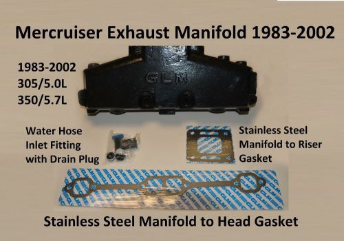 Mercruiser exhaust manifold v8 305 5.0 350 5.7 chevy marine 860246