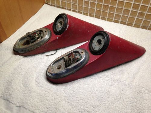 Set of 1959 mg mga twin cam rear taillight assembly  left and right (no lens)