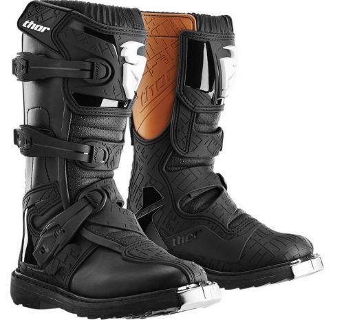 New 2016 thor mx youth black blitz off road motorcycle boots precurved sx baja