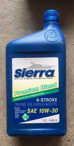 Sierra oil 10w30 4 stroke outboard quart 18-9420-2