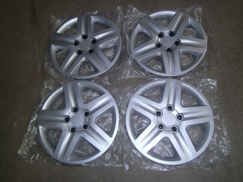 2006-2011 chevy impala replica hubcaps 5 spoke silver