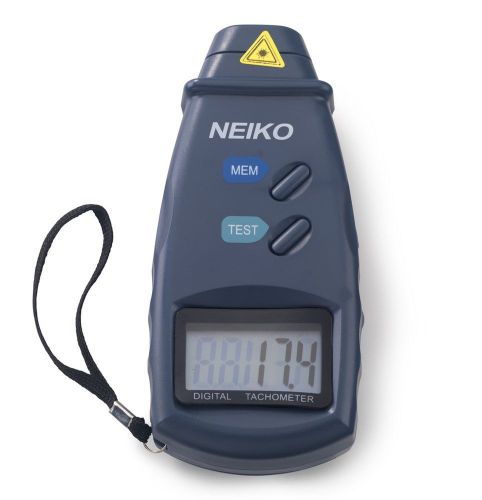 Neiko 20713a digital tachometer non-contact laser photo | 99999 rpm accuracy
