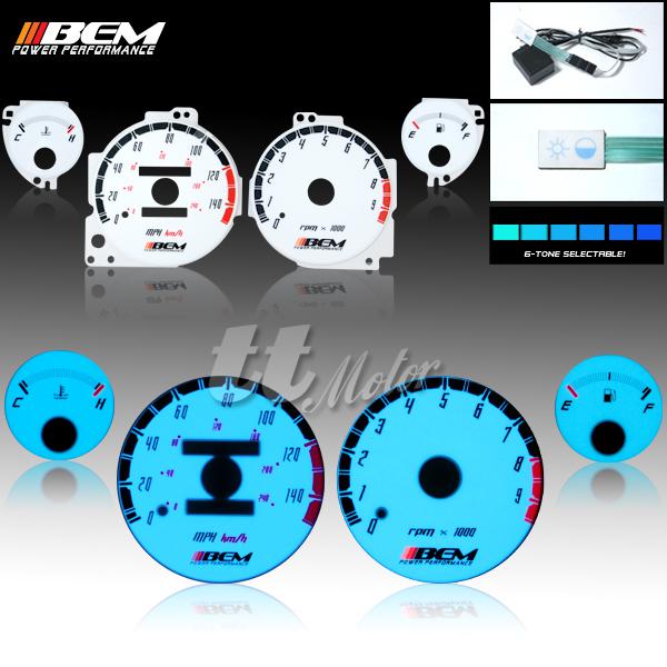 Sell DEAL 9401 ACURA INTEGRA GSR GSR INDIGLO GLOW GAUGE CLUSTER FACE