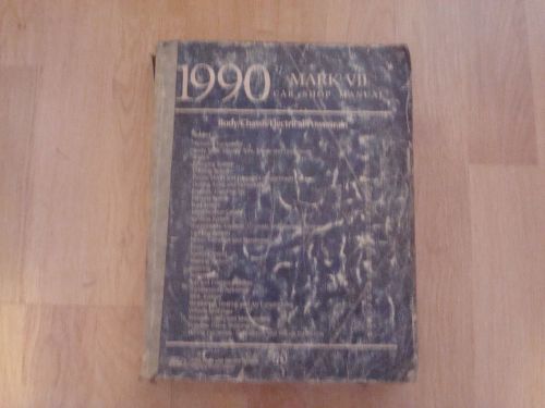 1990 lincoln mark vii shop manual