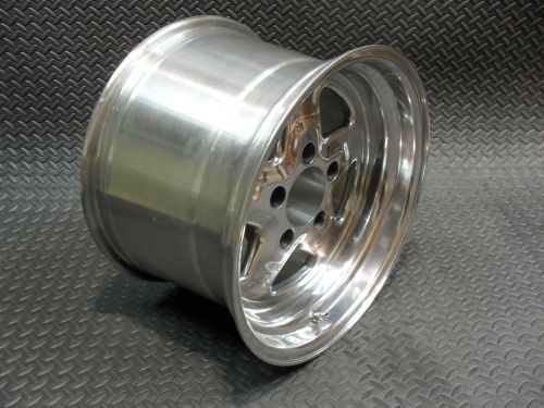#521-5162p ultra fast five aluminum polished wheel 15x10 5 x 4.75 bolt w/5.50 bs
