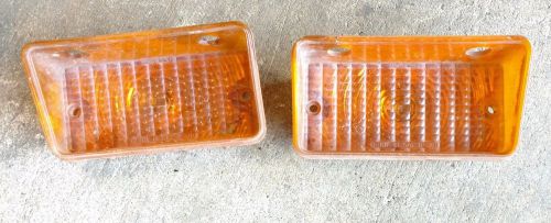 1970 chevelle malibu oem parking light lenses (pair)