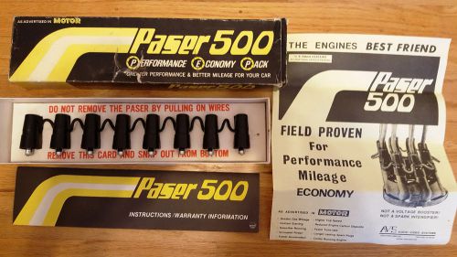 Vintage / nostalgic paser 500 automotive performance item for 8 cylinder