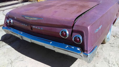1962 impala rear bumper