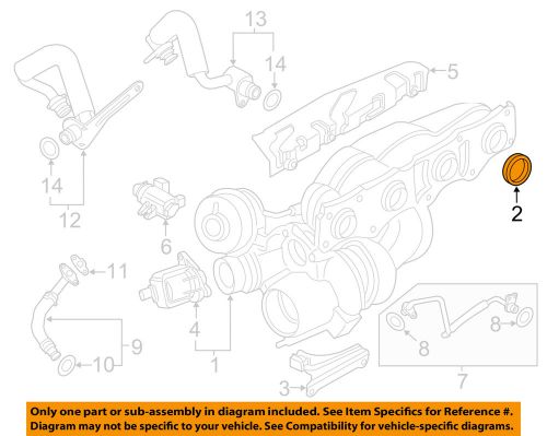 Bmw oem 12-15 328i exhaust-manifold gasket 11657625293