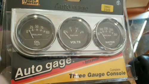 Auto meter 2349 auto gage three gauge console