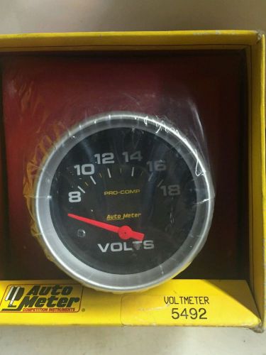 Autometer voltmeter 5492