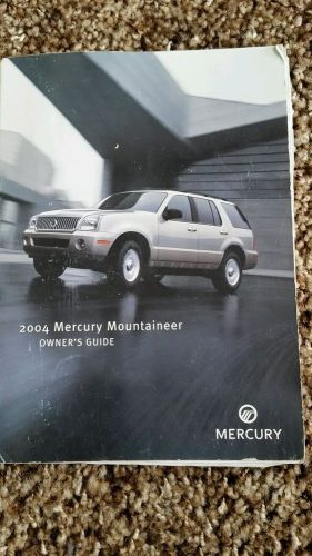 2004 mercury mountaineer owners  manual