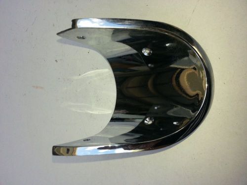Corvette exhaust bezels, stainless steel, 1968-1969