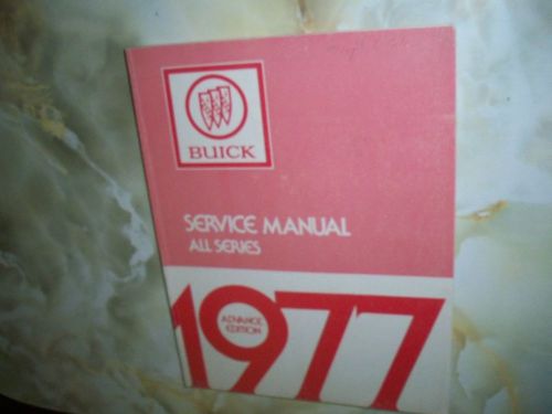 1977 buick oem service manual advanced edition all models