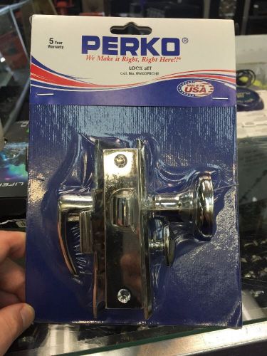 New genuine oem perko mortise lock set chrome plated zinc alloy 0960dp0chr
