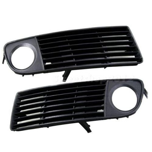 Front pair lower fog light grille grill new set fit for 1998-01 audi a6 swtg