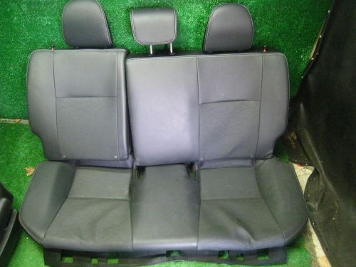 2012 toyota prius c rear oem leather folding bench seats black