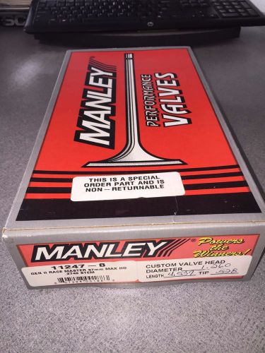 Manley race series gen ii custom valves 11247-8 37mm max hd