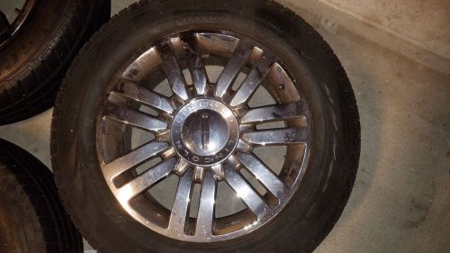 20in chrome lincoln navigator factor wheels and tires