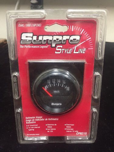 Sunpro voltmeter gauge cp8215
