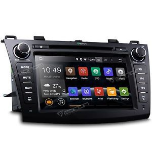 Android 8&#034; car dvd gps stereo touch screen navigation wifi 3g r for mazda3 10-14