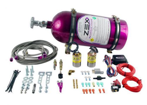 Purple zex nitrous oxide 100-250hp race efi wet nitrous system #82037
