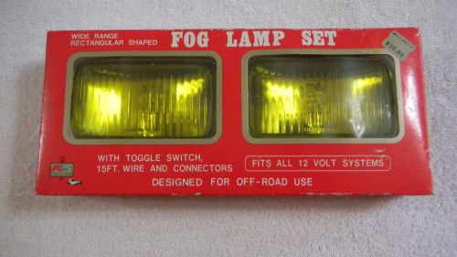 Vintage kmart wide range rectangular fog lights  not halogen