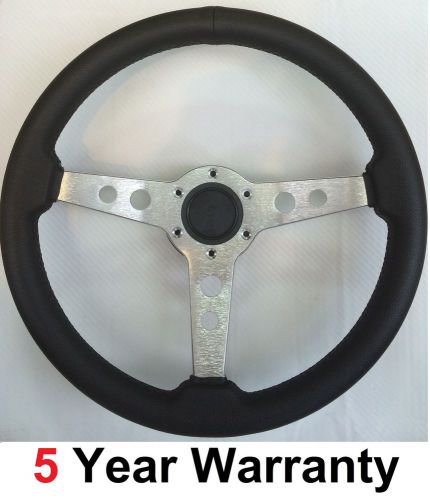 Classic steering wheel fits omp mountney nardi momo boss kit 3 spoke 13&#034; 350mm