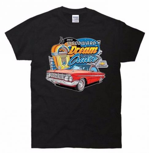 Woodward dream cruise - 2013 official t-shirt adult small black