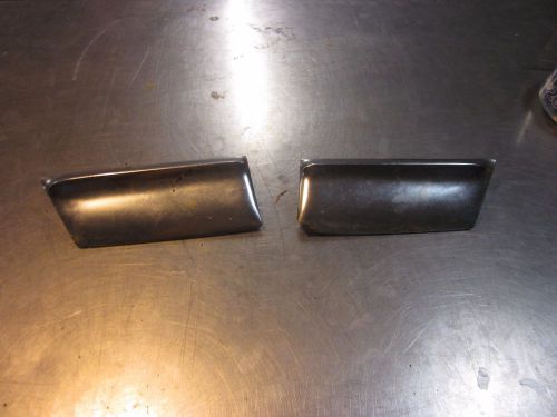 1966 gto front rocker panel molding extension left and right