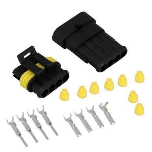 1.5mm 4 pin way waterproof connector plug kit for truck car new