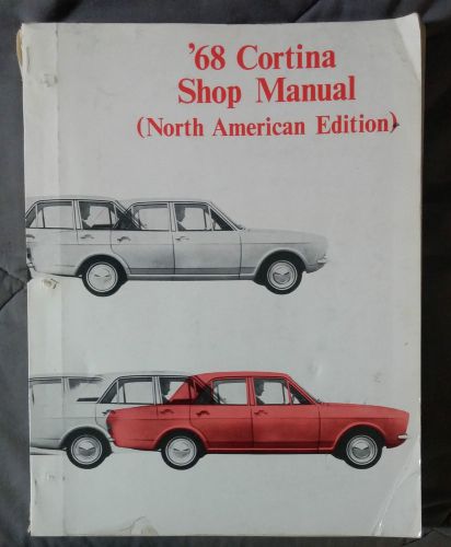 1968 ford cortina factory oem shop service manual north america edition usa