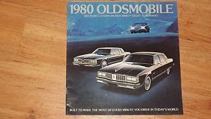 1980 oldsmobile toronado delta 88 ninety-eight cruiser original sales brochure