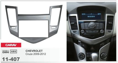 Carav 11-407 2-din car radio dash kit panel for chevrolet cruze 2009-2012 silver