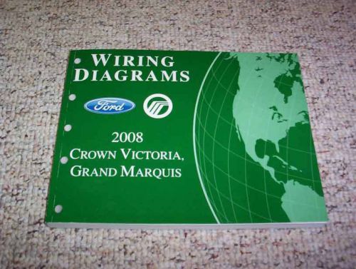 Sell 2008 Ford Crown Victoria Electrical Wiring Diagram Manual Police