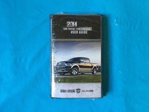 2014 dodge ram 1500 /2500/3500  owners manual with cd  in excelent condition