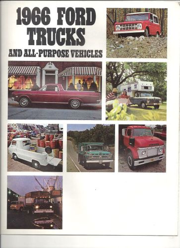1966 ford trucks and all purpose vehicles brochure