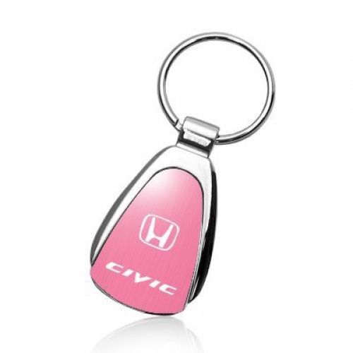 Honda civic pink tear drop key chain